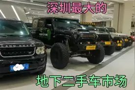 深圳地下二手车豪车市场：保姆车29万，宝马8万，迷你7万视频封面