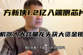 方新侠1.2亿入端侧芯片，机器人大容量龙头获大资金锁仓视频封面
