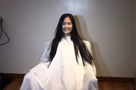 长发剪超短发视频封面