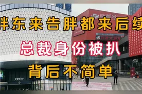 胖东来告胖都来后续：总裁身份被扒，不简单，众多明星背后站队。视频封面