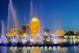 东坡城市湿地公园音乐喷泉美轮美。约吗？去吗？视频封面