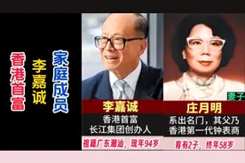 香港首富李嘉诚的家庭成员都是谁？长孙女已挑起大梁，还有在读书视频封面