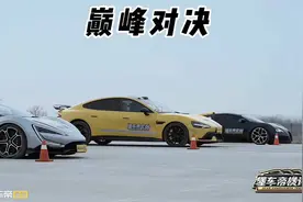 小米su7ultra挑战布加迪威龙，千米直线加速谁更猛？