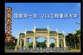 国家双一流重点大学：华南农业大学视频封面