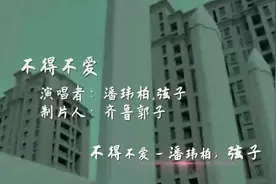 经典歌曲赏析；当年的炸街神曲，你还记得吗《不得不爱》完整版视频封面
