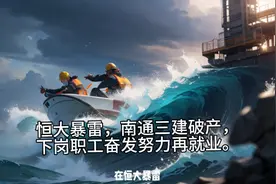 恒大暴雷，南通三建破产，下岗职工奋发努力再就业。视频封面