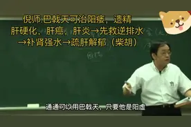 倪海厦:四十三巴戟天，治阳痿，遗精，补肾强水