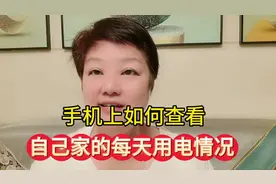 手机上如何查看？自己家的每天用电情况