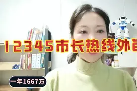 12345市长热线外包费用一年1667万视频封面