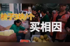 傍晚市场上的东西真便宜，4斤大的柚子3块钱一个。视频封面