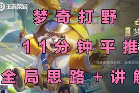 梦奇打野全局游戏视频+讲解 王者5星，8连胜，38%输出和85%参团视频封面