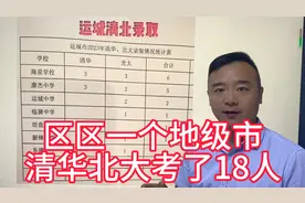清华北大在运城录取18人，海泉第一康中运中紧随其后新中有突破！视频封面