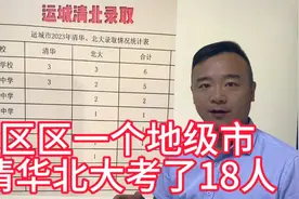 清华北大在运城录取18人，海泉第一康中运中紧随其后新中有突破！视频封面