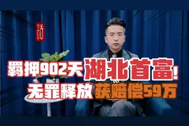 湖北首富兰世立被羁押902天后无罪释放获赔59万，冤假错案何时了视频封面