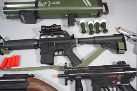 玩具枪系列-Nerf Gun 火箭发射器 - Airsoft M4 Glock18c科教模型