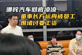 哪吒汽车彻底凉凉#董事长方运舟被员工围堵办公司讨要工资#新能源