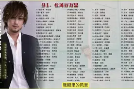 一人一首代表作推荐，乐坛巅峰年代精选歌单10视频封面