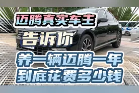 迈腾真实车主告诉你，养一辆迈腾一年到底花费多少钱？视频封面