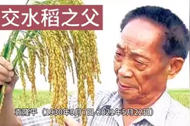 “杂交水稻之父”“共和国勋章”获得者，农业科学家袁隆平院士视频封面