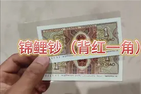 8001中的一个珍稀品种：锦鲤钞（背红一角）视频封面