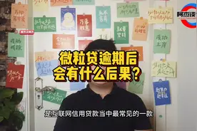 微粒贷逾期后会有什么严重后果？视频封面