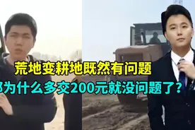 荒地变耕地有问题，那为什么多交200元就没问题？网友:荒地不挣钱视频封面