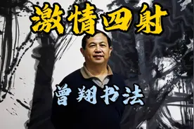 曾翔大师被捧：激情四溢，书法艺术性价值极高（2）视频封面