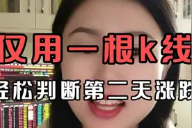 仅用一根K线，轻松判断第二天涨跌，学会高抛低吸视频封面