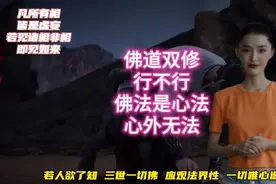 “佛道双修”行不行？佛法是心法，心外无法！视频封面