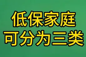 低保家庭可分为三类，看看是怎样分的吧视频封面