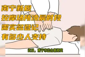 南宁出台新规定，按摩场所凌晨时段需实名登记视频封面
