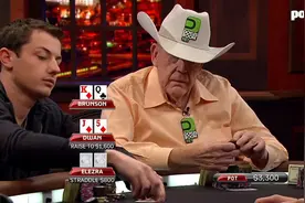 GGpoker 对手四个A的天炸弹，TomDwan难道这也要抓偷鸡吗？