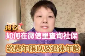 如何在微信里查询社保、缴费年限以及退休年龄！视频封面