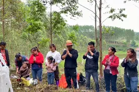 一年一度清明节到了，我们翻山越岭去祭拜祖先，广西又热闹起来了视频封面
