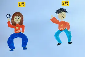 姐姐妹妹比赛给火柴人穿衣服，创意简笔画，儿童画，少儿创意美术