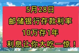 5月28日邮储银行存款利率大揭秘！视频封面