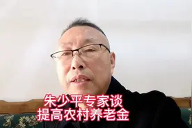 朱少平专家谈提高农村养老金 #养老金#关注农村老人 #农村养老金视频封面