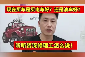 老百姓买车是买电车好？还是油车好？听听资深修理工怎么说！视频封面