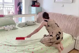 老公假装去加班，偷偷藏起来看看媳妇会干啥，结果发现媳妇的秘密