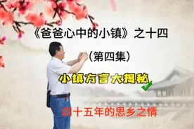 爸爸心中的小镇之十四第4集介绍呀呀乌、Si鬼、绝绝子绝寿子方言