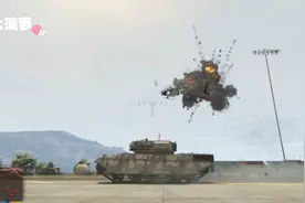 GTA5空降洛圣都军事基地，坦克干飞机！！！