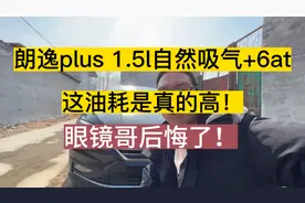 朗逸plus1.5l自然吸气+6at，这油耗是真的高，眼镜哥后悔了！视频封面
