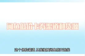 闲鱼低价卡券渠道和货源视频封面