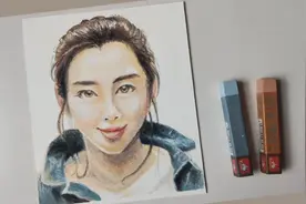 油画棒 人物–绘制过程分享（基础不牢地动山摇）