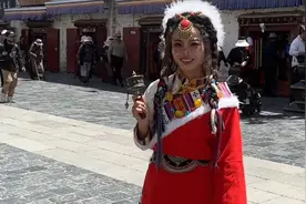 来西藏当一回藏族公主，藏袍太好看了视频封面