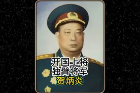开国上将，特批不用敬礼的独臂将军贺炳炎视频封面