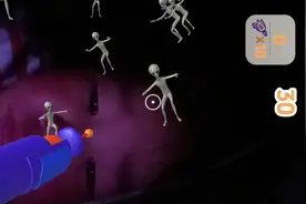 🎮 超萌外星人射击游戏！快点击按钮，消灭所有敌人！👽🔥