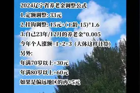 2024年辽宁省养老金调整公式(基本算法)视频封面