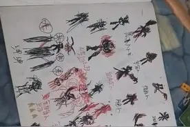 我画的丧尸火柴人