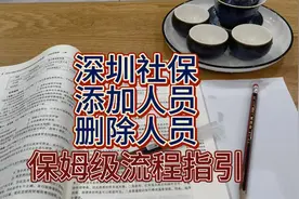 深圳社保添加人员和删除人员保姆级流程指引2024.7.16视频封面